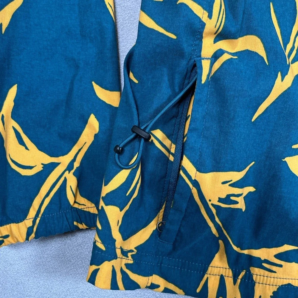 The North Face Class V Pullover Hoodie Men S Blue Coral Tropical‎ Paint Brush